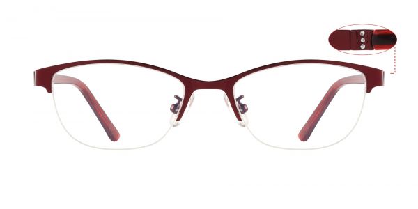 Waved Oval eyeglasses