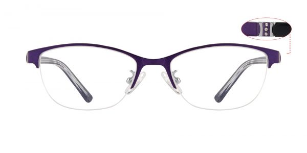 Waved Oval eyeglasses
