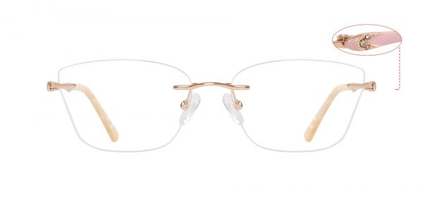 Nanette Rimless eyeglasses