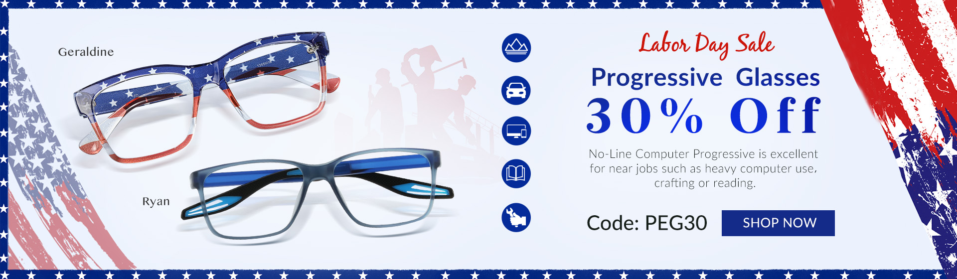 Progressive Glasses 20% Off